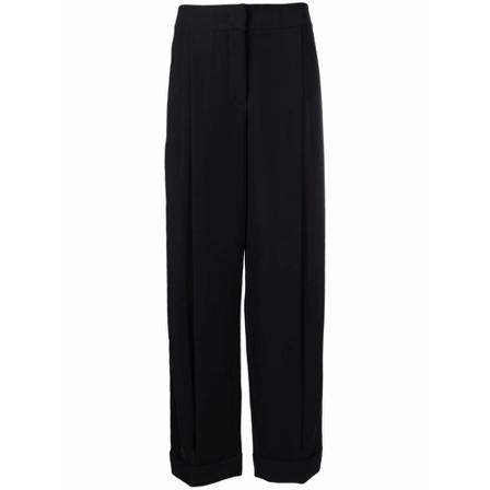 Emporio Armani Wide Byxor blå, Dam Byxor, Dam, Storlek: XS