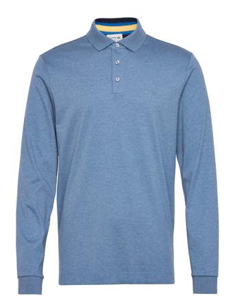 Pado 30 Polos Long-sleeved Blå BOSS