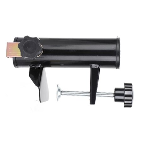 Paraply Klemme Stål Udendørs Stabil Paraply Klip til Have Gård Fiskestav Sort