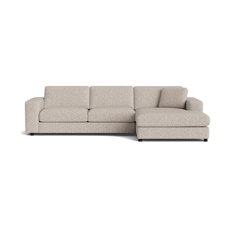 Oasis chaiselong sofa, højrevendt - Puente Lys Greige - 294x151x79 - Sofa, chaiselong