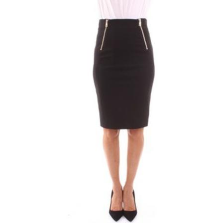 Liu Jo, Pencil Skirts Zwart, Dames, Maat:M