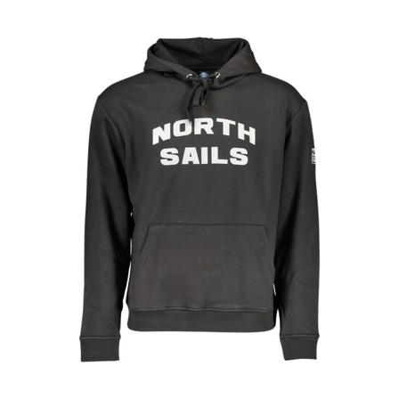 North Sails Hoodies , Zwart , Heren , Maat: M