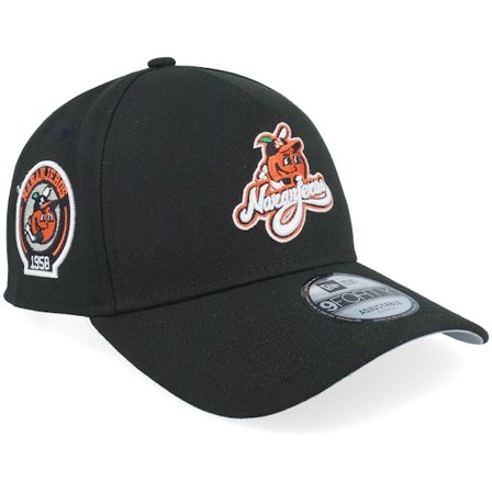 New Era - Musta adjustable Lippis - Hatstore Exclusive x Naranjeros 9FORTY Black A-Frame Adjustable @ Hatstore