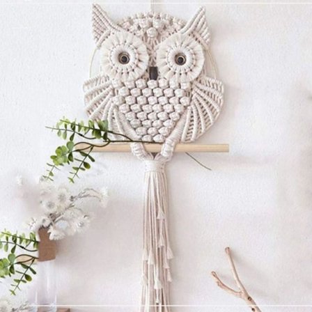 Ugleteppe Boho hengende dekorasjon M M