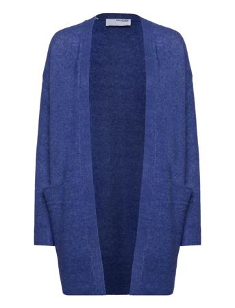 Slflulu New Ls Knit Long Cardigan B Noos Strikkegenser Cardigan Blå Selected Femme*Betinget Tilbud