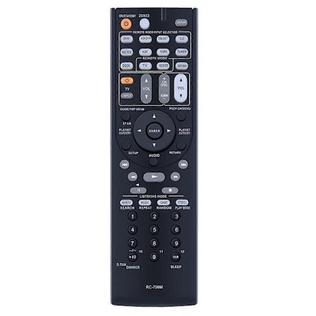 RC-709M Kaukosäätimen korvaaja Onkyo AV-vahvistimelle RC-737M RC-765M TX-SR507 TX-SR606 TX-SR607 [C]