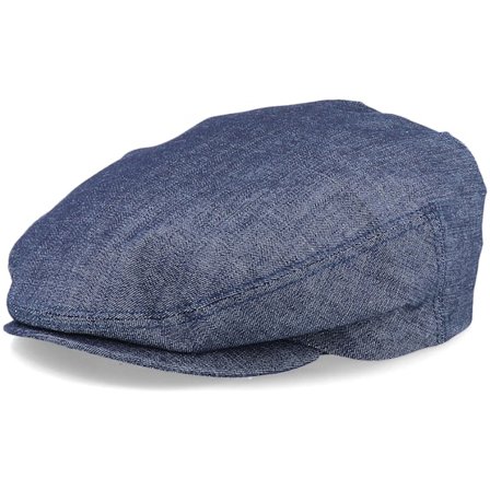 CTH Ericson - Blue - flatcap - Cap - Carl Sr. Denim Blue Flat Cap - Hatstore