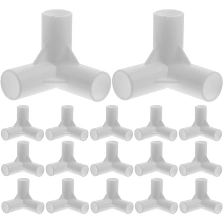 20 stk. Teltbeslag til overdækning, Plastik T-stykke, Reservedele til telt - FCY