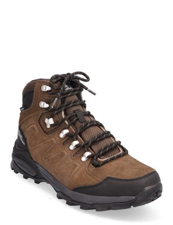 Refugio Texapore Mid M Shoes Sport Shoes Outdoor/hiking Shoes Brun Jack Wolfskin*Betinget Tilbud