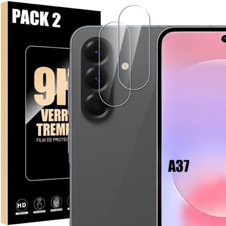 Hærdet Glas Bagkamera til Samsung Galaxy A37 5G - Stødabsorberende Hård Beskyttelse 9H