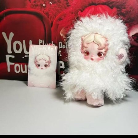 SKULL PANDA Sleepless Theater SP 3. generations vinyl plys nøglering blind box Sleepless Theater - Hugging Ghost