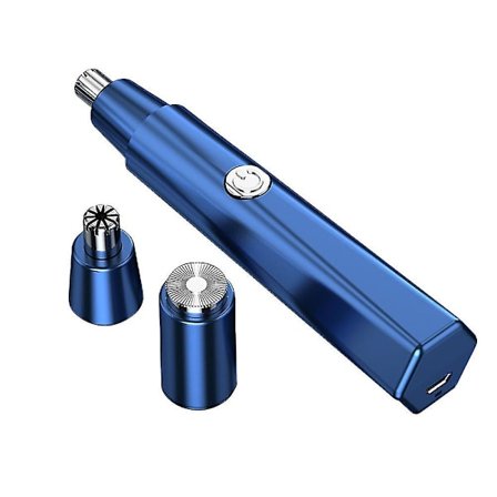 Genopladelig næsehårstrimmer, clipper, shaver, fjerner til mænds næsehår og skæg