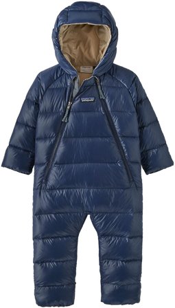 Patagonia Infant Hi-Loft Down Sweater Bunting New Navy