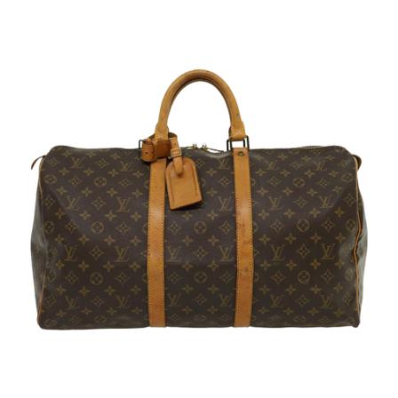 Louis Vuitton Vintage, Pre-owned Keepall 50 Bag Bruin, Dames, Maat:ONE Size