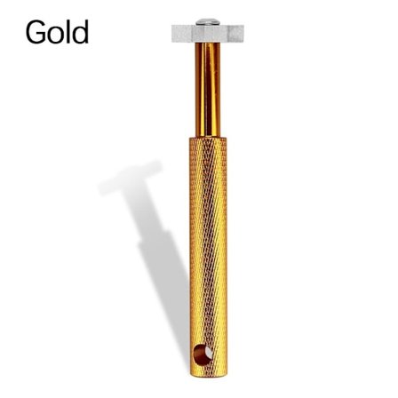 Golf Wedge Sharpener Club Cleaner GOLD - varastossa