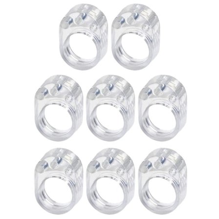 8x Dørstoppere for Håndtak - Transparent