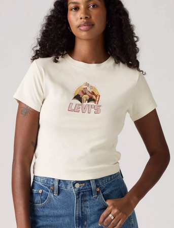 Levi's Gr Essential Sporty Tee Levis - Cream - M