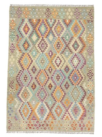 Kilim Afghan Old Style Rug Oriental Brown/Orange (Wool, Afghanistan)