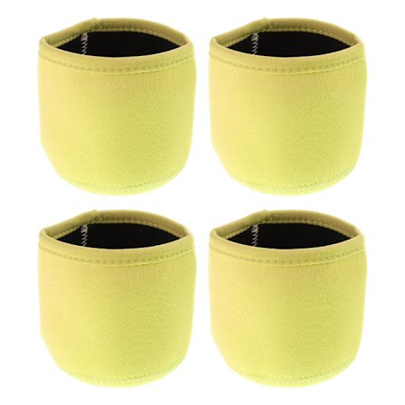 4 stk. kopphylser sett fargerike iskremsneoprenhylser isolerte pinttrekk varmeisolasjonsflaskehylser for kvinner