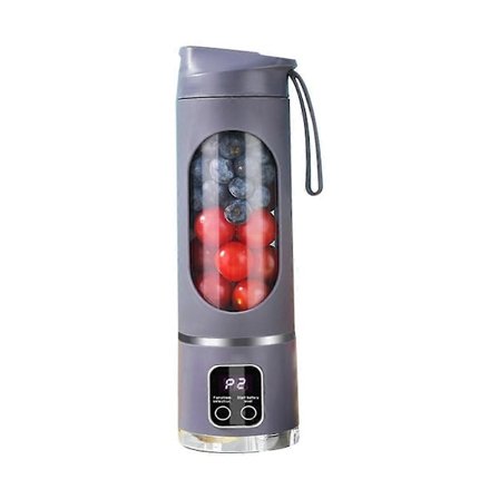Portabel Blender Elektrisk Juicepress Fruktmixer USB Uppladdningsbar Smoothie Mini Blender Personlig Juicepress 12 Knivar 3 Växlar C