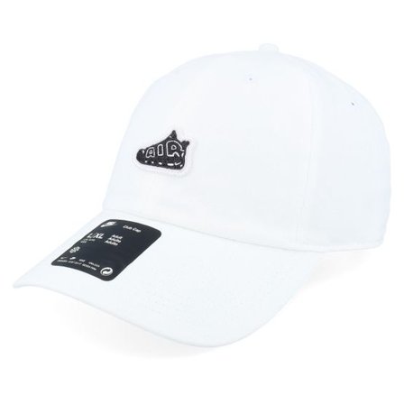 Nike - Vit unconstructed Keps - Club Cap U Temp Ptch L White Dad Cap @ Hatstore