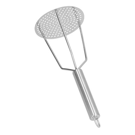 Ergonomisk potatisstöt i rostfritt stål