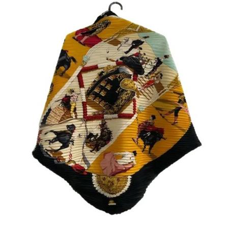 Hermès Vintage Pre-owned Silk scarves brun, Dam Vintage Accessoarer, Dam, Storlek: ONE SIZE