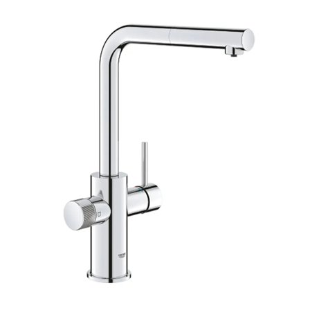 Miscelatore filtrante Grohe Blue Pure Minta con doccetta estraibile