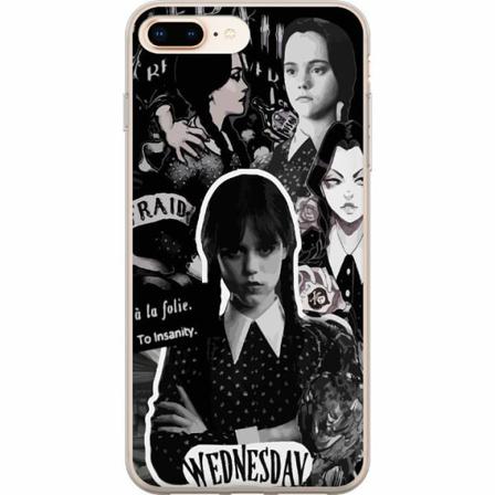 Apple Iphone 8 Plus Genomskinligt Skal Wednesday Addams