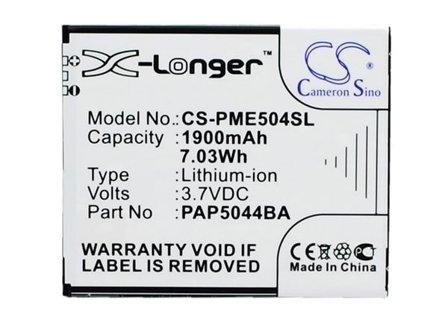 Batteri til SmartPhone, Mobil til Prestigio MultiPhone 5044 Duo, PAP5044 DUO