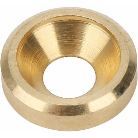 20 st. försänkta koppbrickor (M4), ren koppar försänkta