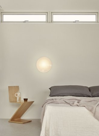 AJ Eklipta vegglampe/taklampe Ø45 - opal