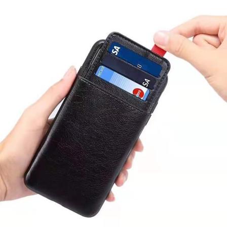 iPhone 14 Pro - Skal med Korthållare Svart