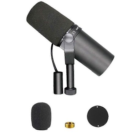 SHURE SM7B Dynamisk Mikrofon Opptaksmikrofon Live Broadcast Mikrofon kompatibel med Live Sceneopptak