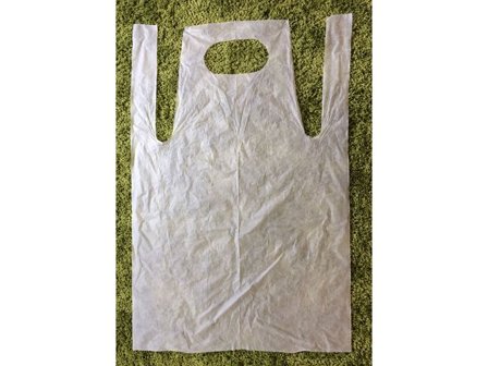 Förkläde nedbrytbart 800x1250mm 50/rl - Lyreco - Skyddsutrustning - Engångskläder - Engångsförkläden