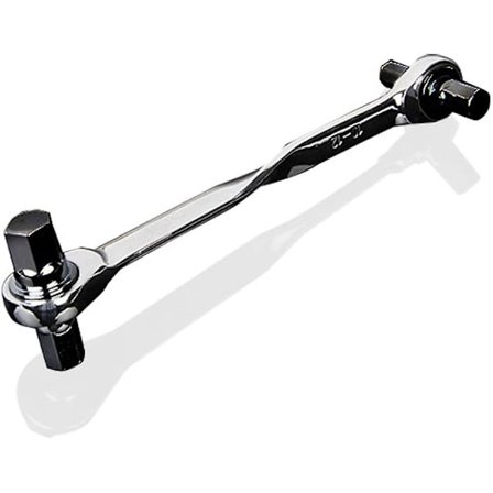 4-in-1 Sokettiratkaisija 2-suuntainen kaksisuuntainen käsikäyttöinen työkalu 10 12 14 17mm metriset