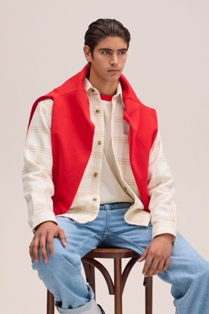 NN07 Adwin Overshirt male White Cotton Blend