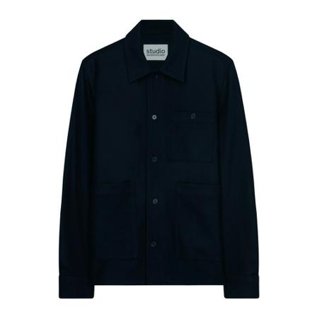 Seidensticker Overshirt Regular , Blauw , Heren , Maat: 2XL