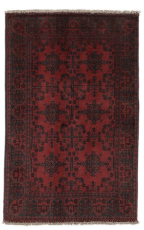 Afghan Khal Mohammadi Teppich Orientalischer Schwarz/Dunkelrot (Wolle, Afghanistan)