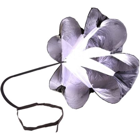 Hastighetsträningsskärm Sprintskärmar Utrustning Sprintskärmar Motståndsträningsverktyg (svart)