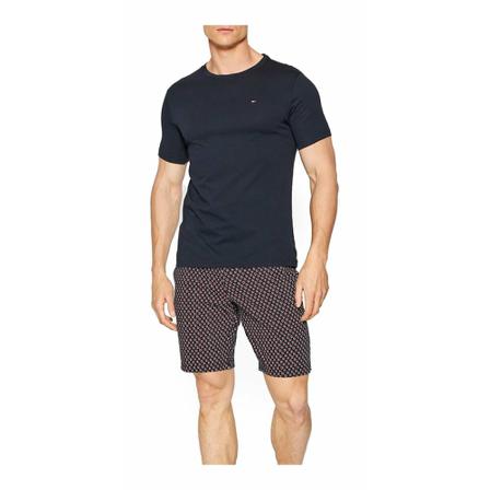 Tommy Hilfiger, Short set of pajamas Blauw, Heren, Maat:L