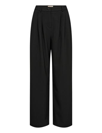 Sc-Frankie Bottoms Trousers Wide Leg Black Soyaconcept