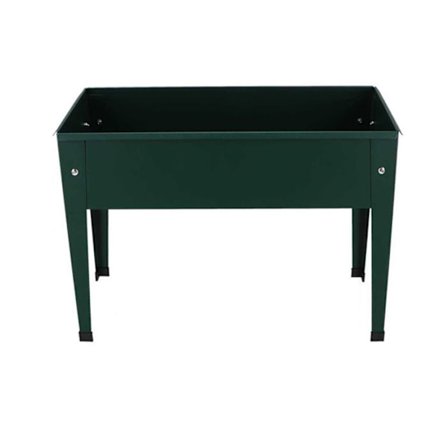 Grön metallodlingslåda 62 x 29 x 45 cm