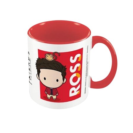 Friends Chibi Ross Mug En Storlek Röd/Vit