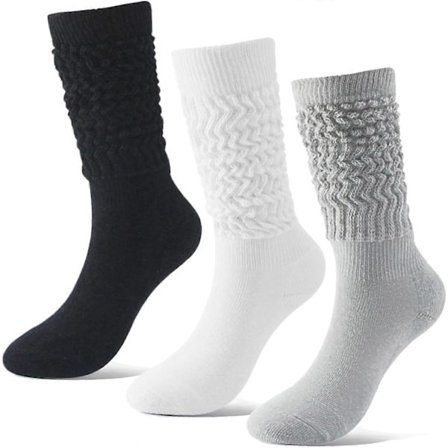 Slouch Sokker Kvinder Vinter Knæhøje Scrunch Sokker Kvinder, Lange Slouchy Scrunchie Støvlesokker til Kvinder Piger Størrelse 35-42