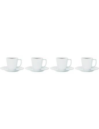 Grand Cru Kaffekop M. Underkop 26 Cl 4 Stk. Home Tableware Cups & Mugs Coffee Cups Hvid Rosendahl
