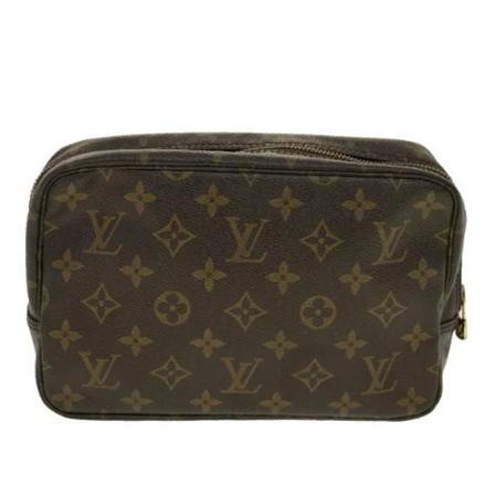 Louis Vuitton Vintage, Brown Canvas Louis Vuitton Trousse Toilette Bruin, Dames, Maat:ONE Size