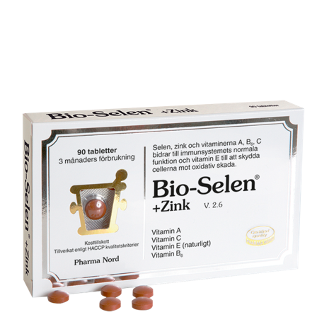 Pharma Nord Bio-Selen med Zink 90 tabletter