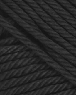 Garn Øko Bomull 50g Svart - Dale Garn