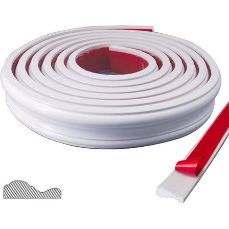 Väggdekaler, självhäftande dekorlister, DIY 3D taklister, 32 mm (B) × 6 m (L)